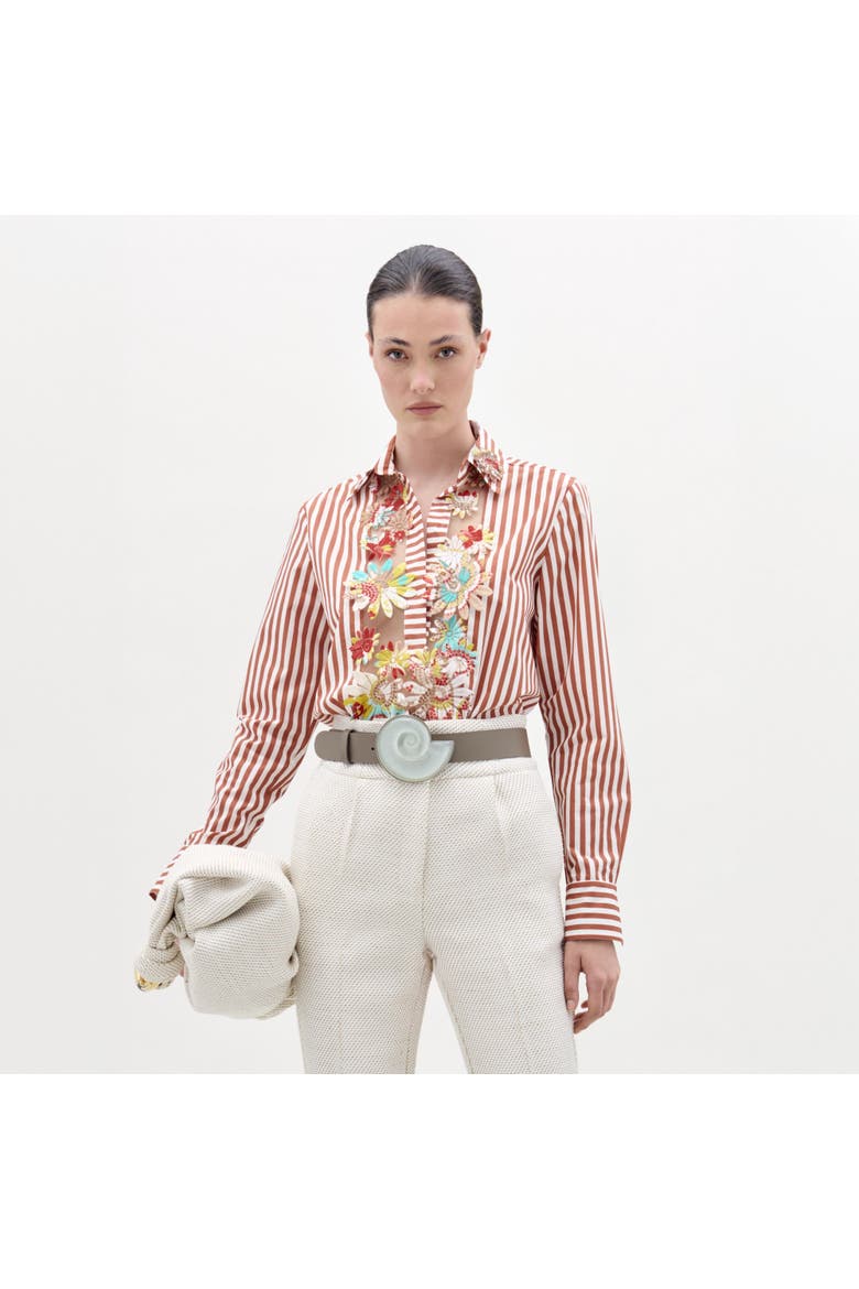 Karole Blouse, Main, color, Multicolor Flower