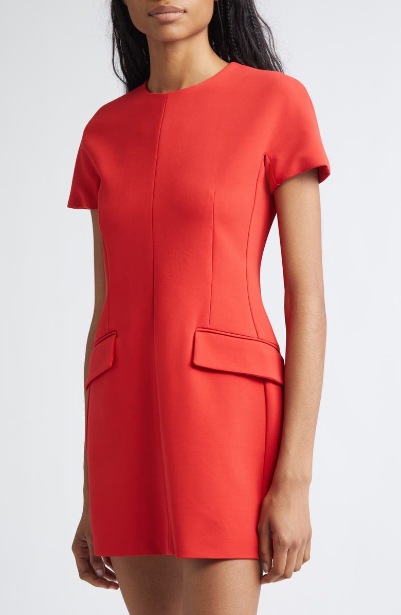 SPORTMAX Mito Jersey Sheath Dress, Alternate, color, Coral