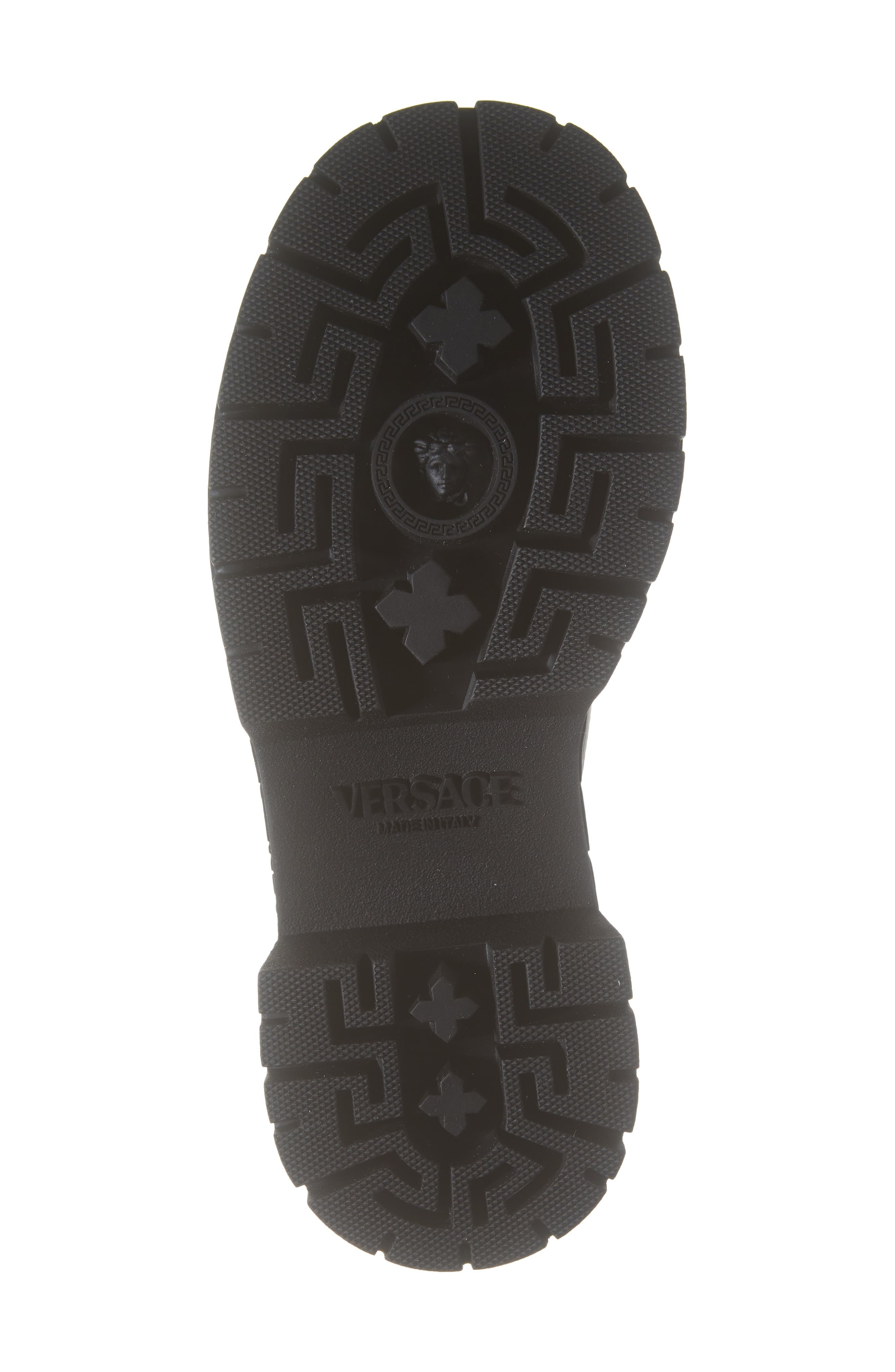 Versace Medusa Biggie Lug Sole Loafer Mule, Alternate, color, 