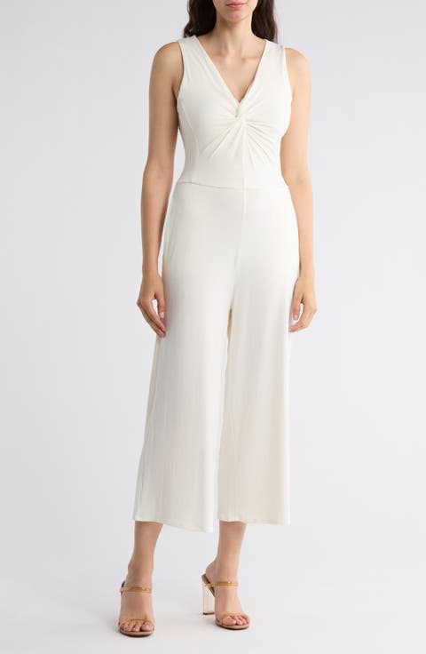 Leighton Knotted Sleeveless Jumpsuit