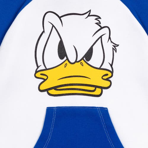 Disney Donald Duck Mickey Mouse & Friends Pullover Hoodie In Blue