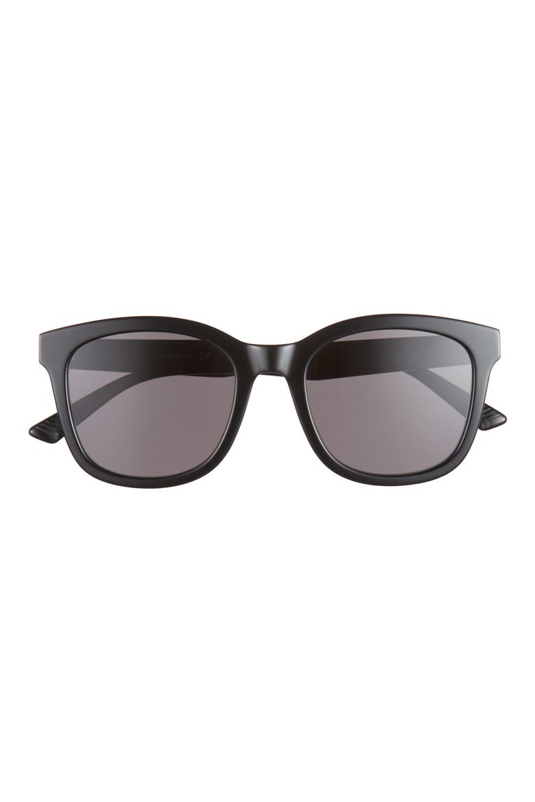 54mm Round Oval Sunglasses, Main, color, BLACK BLACK GREY