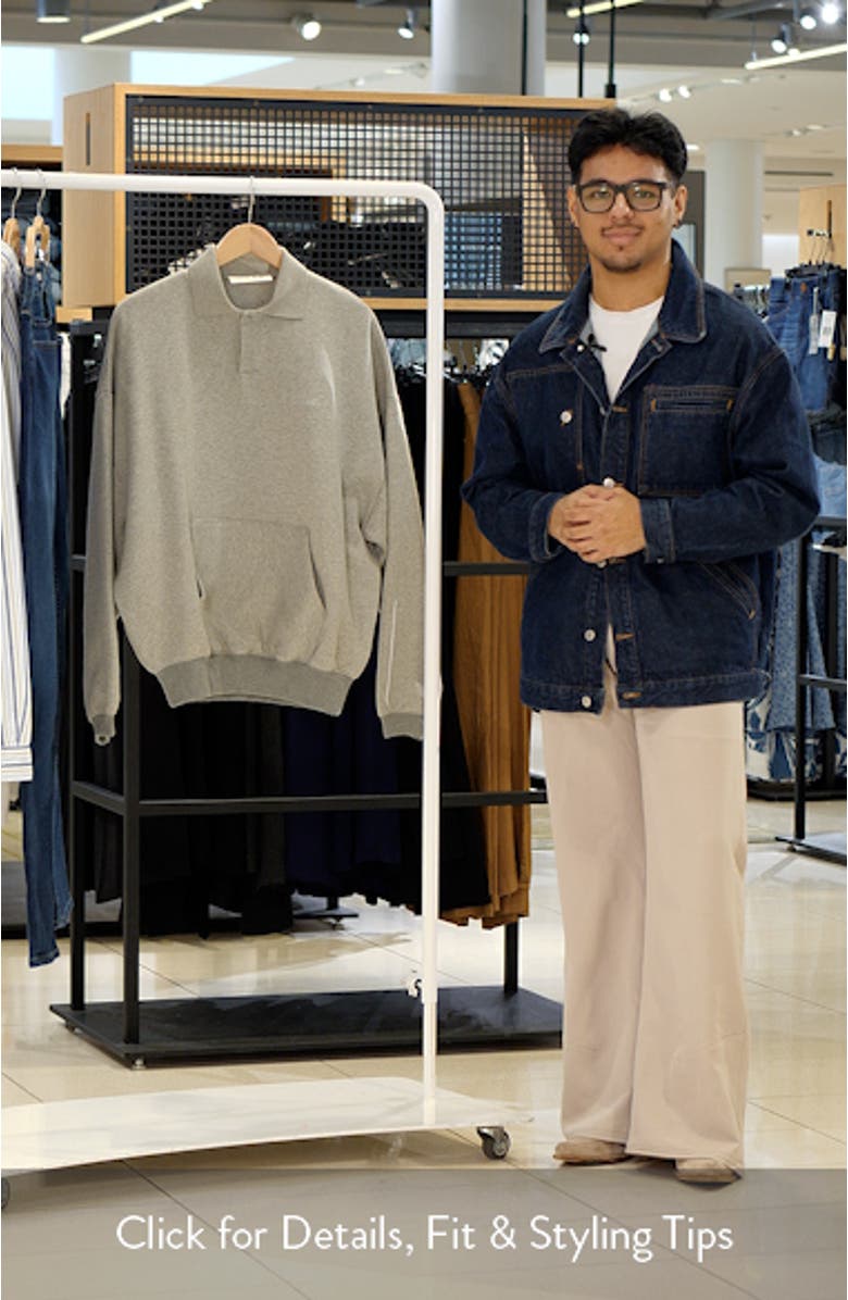 Signature '90s Polo Sweatshirt, sales video thumbnail