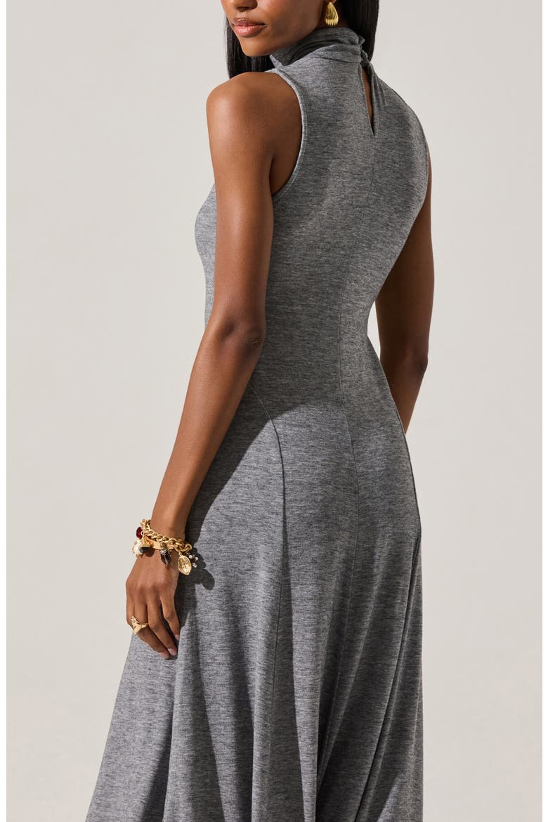 Haylie Turtleneck Knit Dress, Alternate, color, GREY