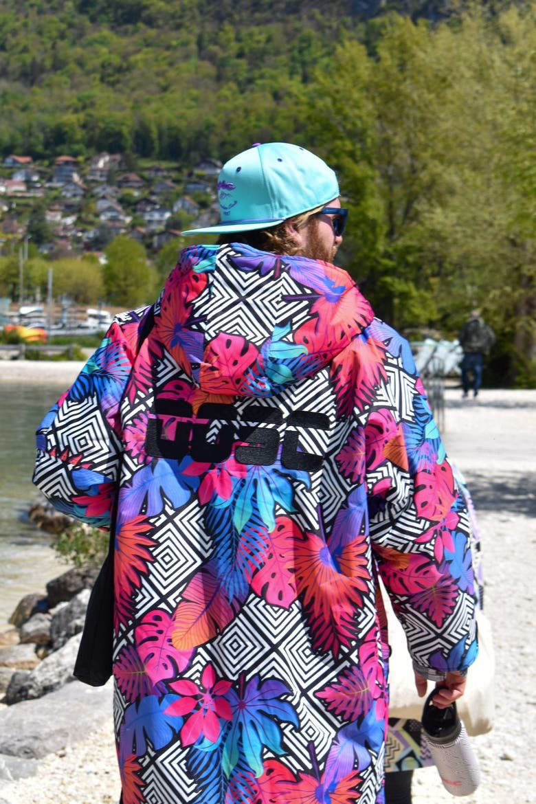 B.I.G. P.O.P.P.A. Recycled Lined Changing Robe - Men's, Alternate, color, Multicolor