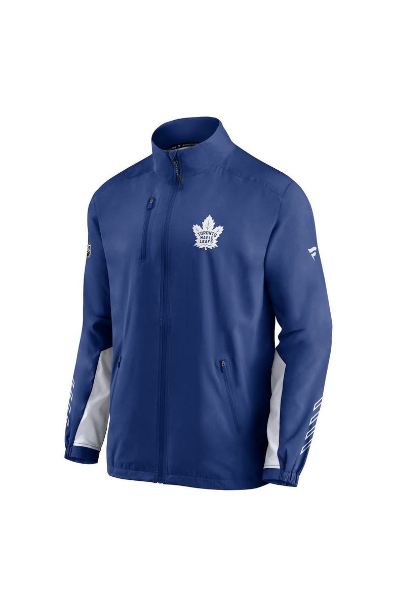 FANATICS Men's Fanatics Branded Blue Toronto Maple Leafs Authentic Pro Locker Room Rinkside Full-Zip Jacket, Alternate, color, 