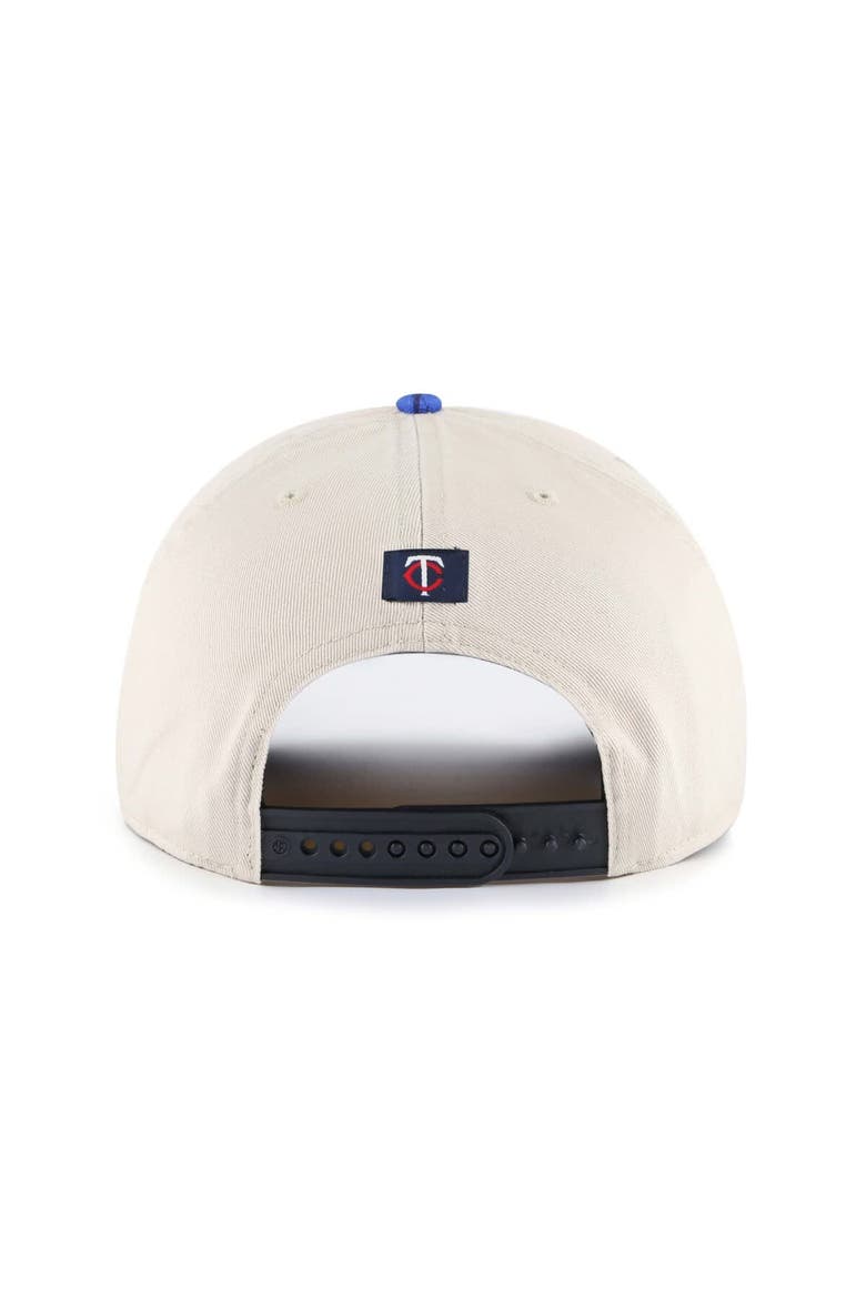 Men's '47 Cream/Navy Minnesota Twins Fiji Rope Hitch Adjustable Hat, Alternate, color, Cream