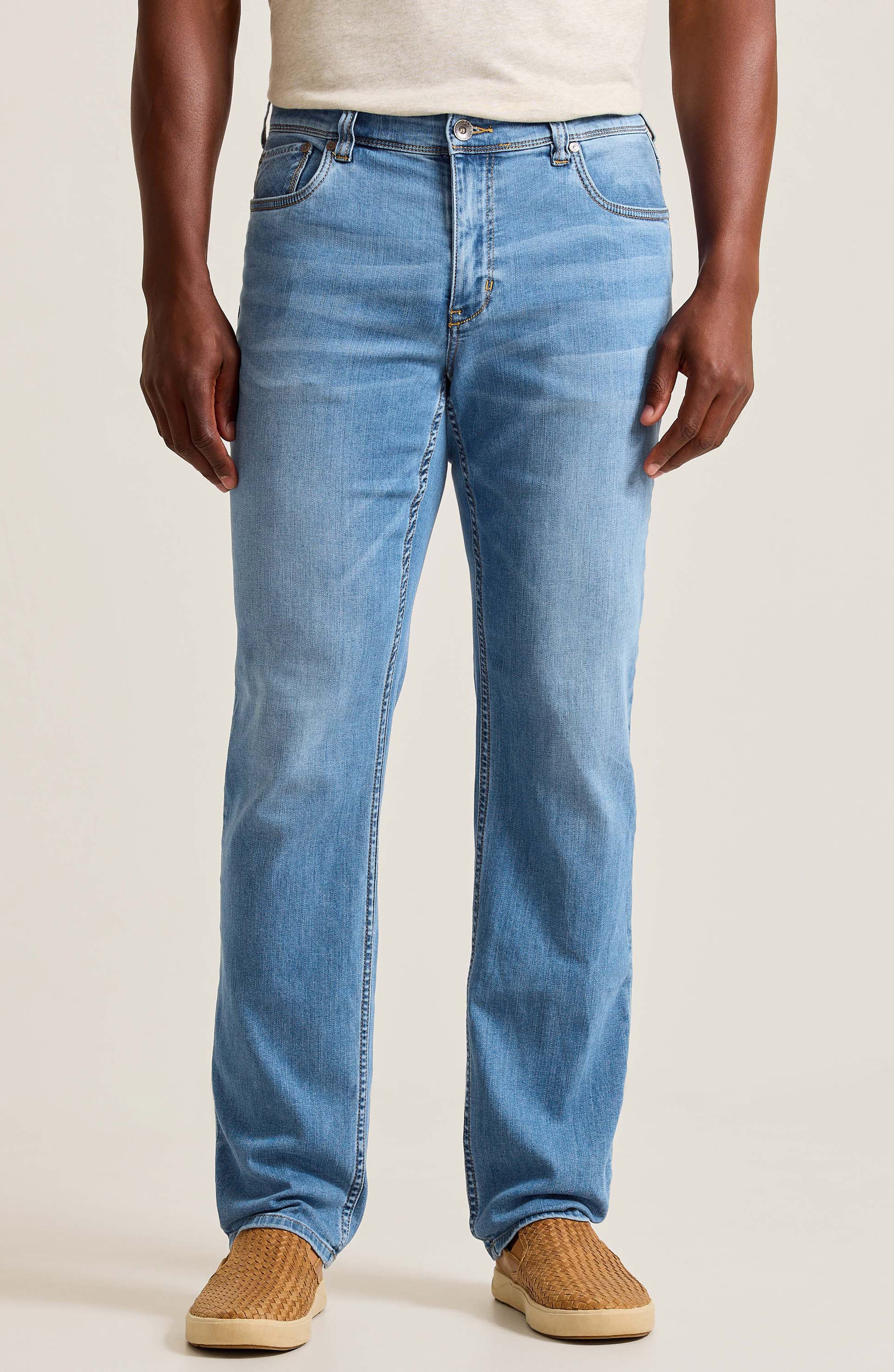 Island Drifter Five-Pocket Straight Leg Jeans