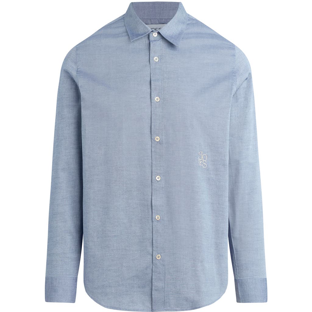 Joe's The Grant Monogram Button-up Shirt In Blue