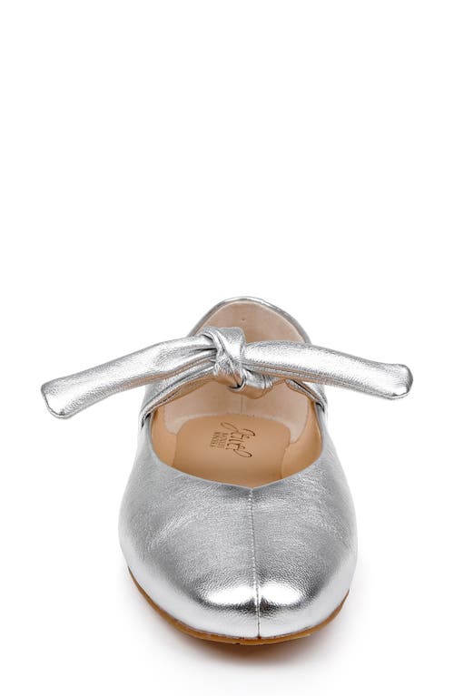 Jewel Badgley Mischka Women's Taylore Ballet Flats In Silver Metallic
