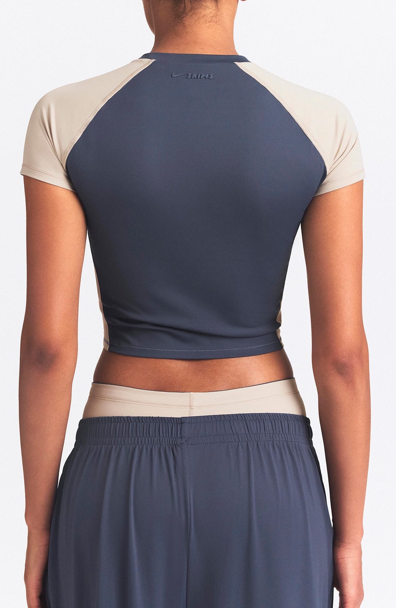 Crop Short Sleeve Baseball T-Shirt - image 2