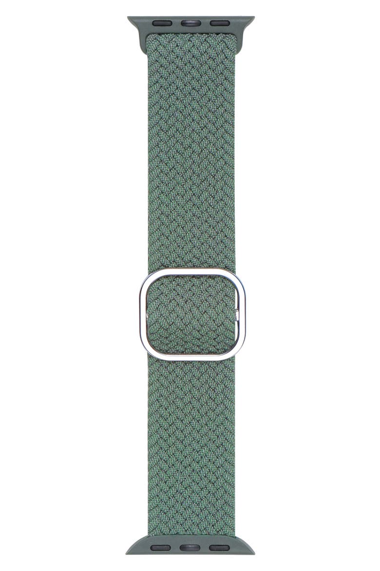 Avalon Braided Watchband for Apple Watch®, Main, color, GREEN