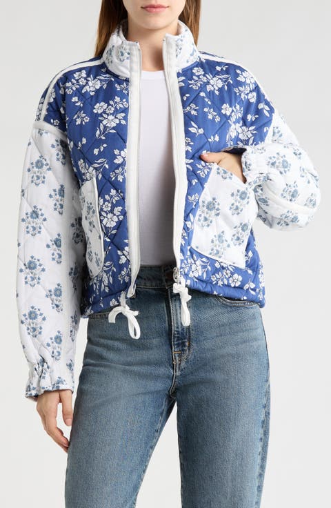 Bloom Bash Quilted Bomber Jacket