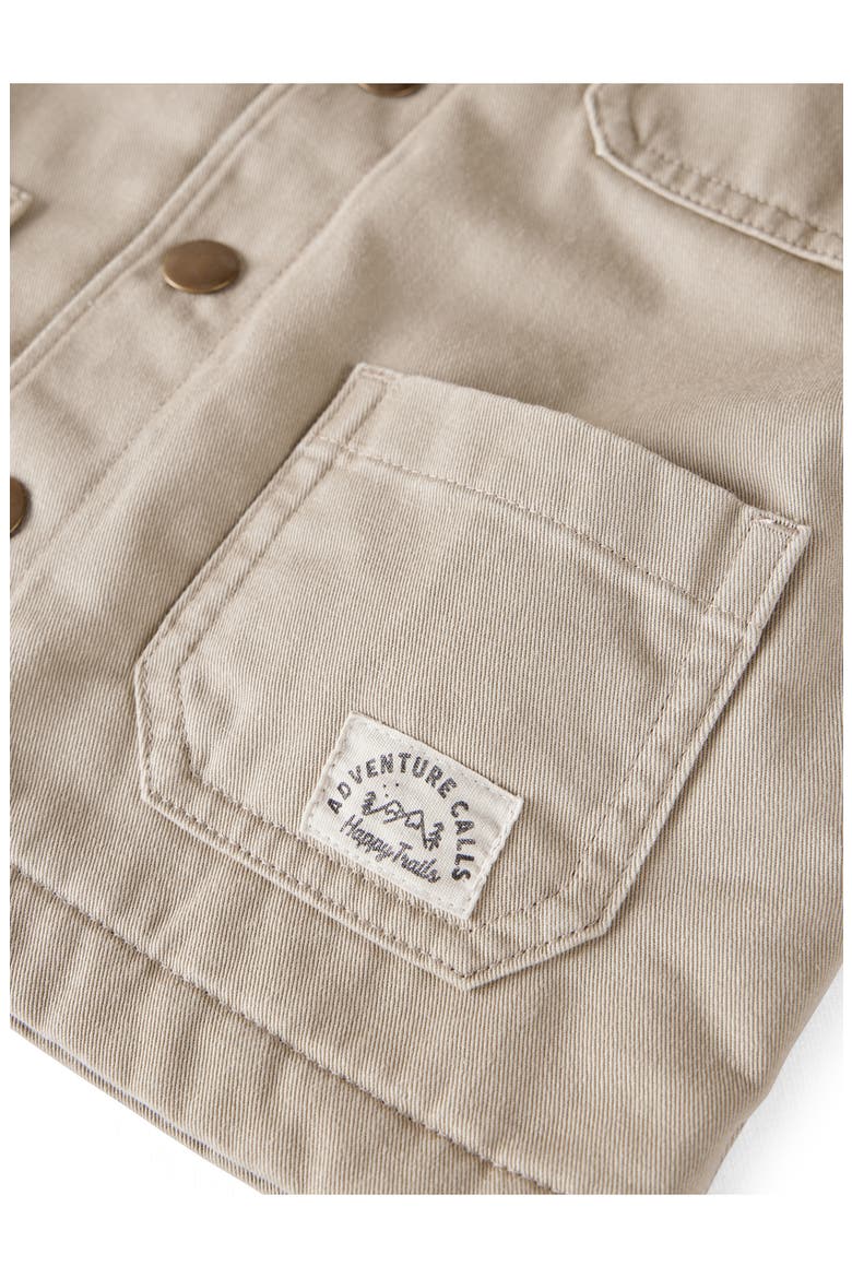 Kids' Organic Cotton Twill Jacket, Alternate, color, LP KHAKI