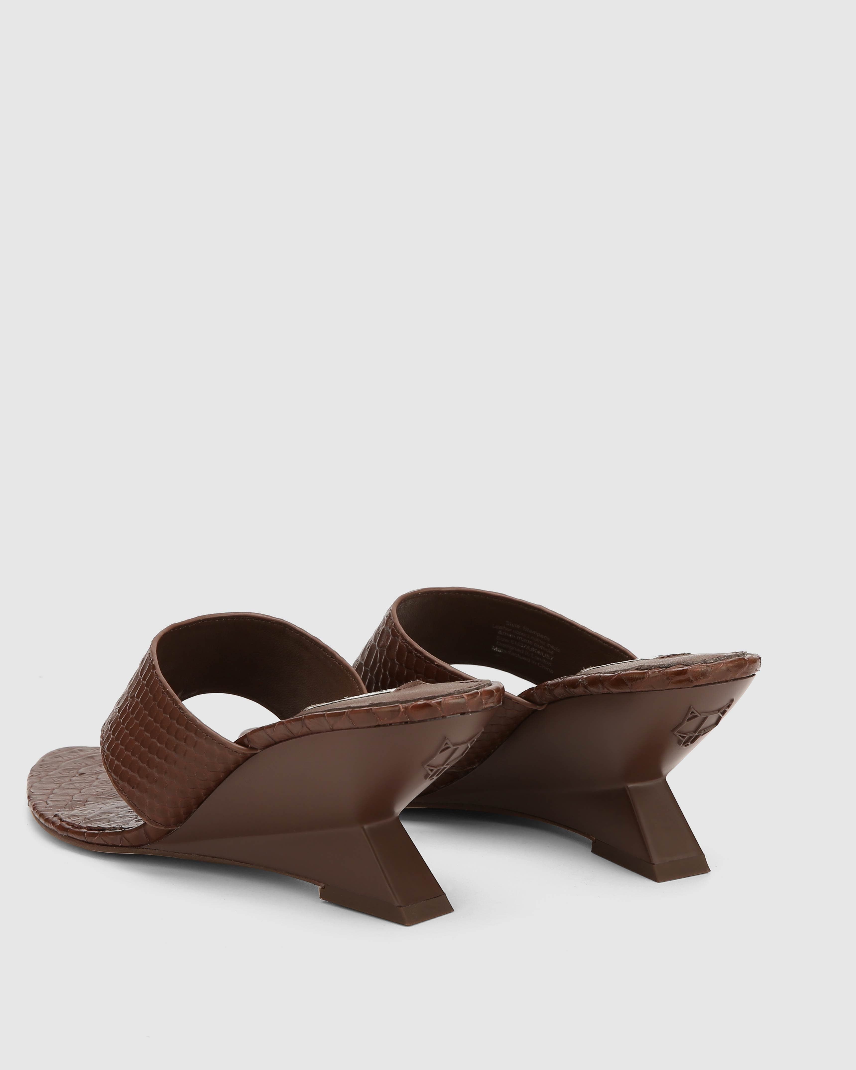 Naked Wolfe Stampede Heels, Alternate, color, Brown