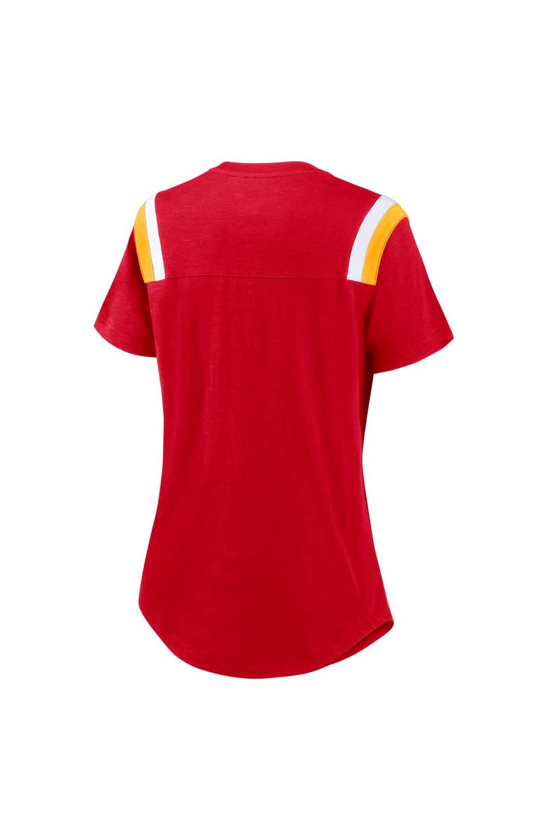 Nike Women's Nike  Heather Red Kansas City Chiefs Historic Slub Fashion T-Shirt, Alternate, color, 