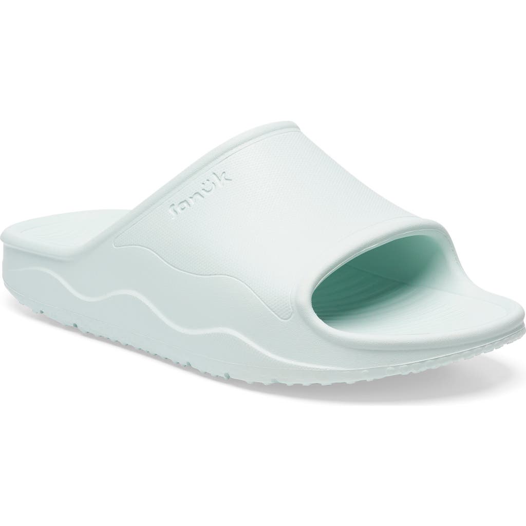 Sanuk Beer Foamie Slide Sandal in Spa Blue at Nordstrom, Size 7