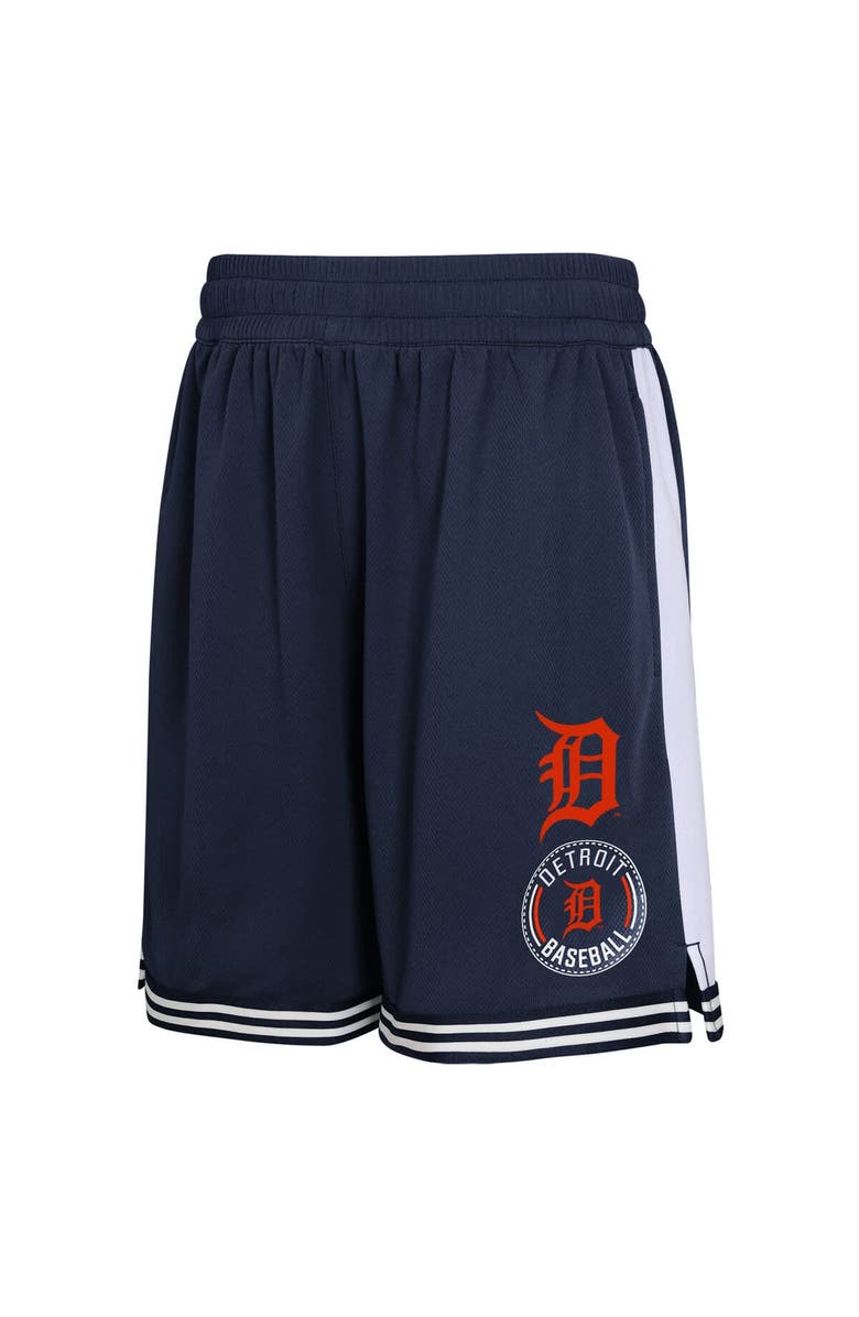 Outerstuff Youth  Navy Detroit Tigers Infielder Shorts, Alternate, color, Navy
