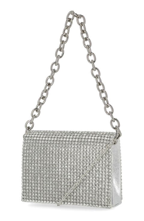 Crystal Embellished Shoulder Bag