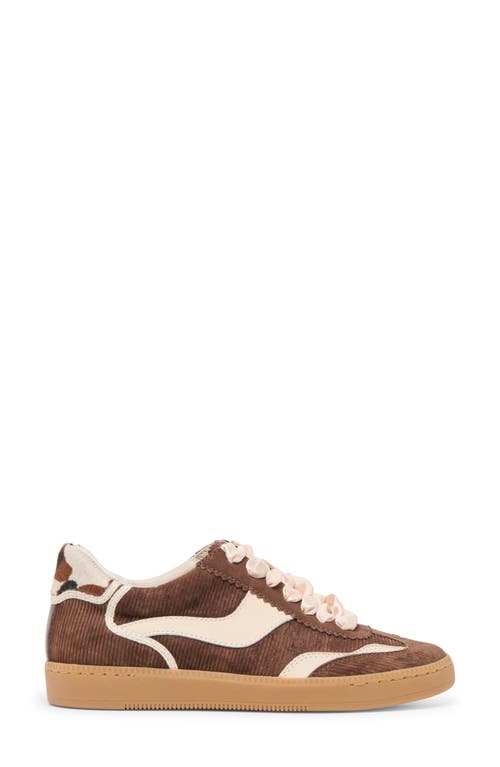 Dolce Vita Notice Sneakers Chocolate Corduroy In Brown