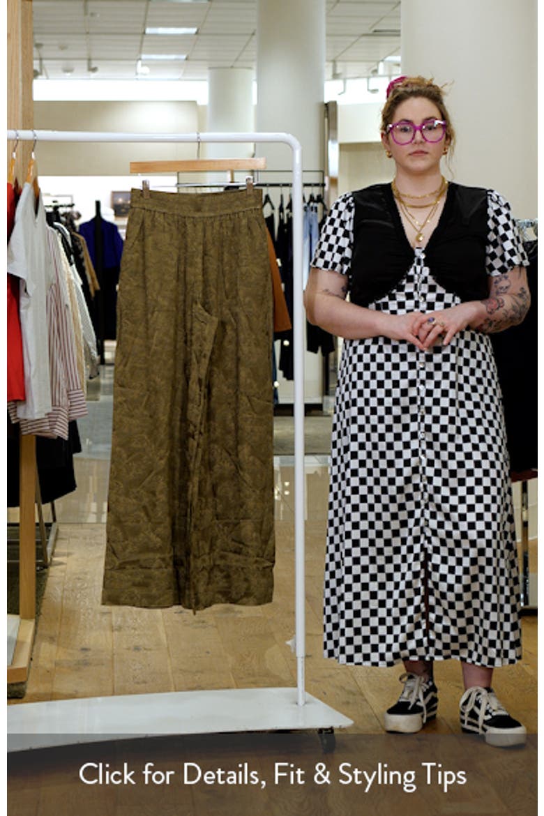 Jacquard Wide Leg Pants video