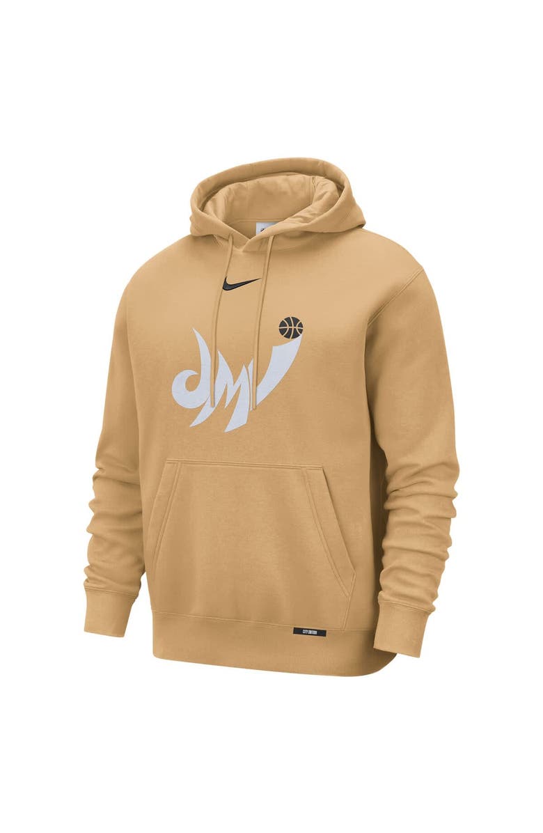 Nike Men's Nike Gold Washington Wizards 2025/26 City Edition Essential Logo Remix Hoodie, Alternate, color, Gold