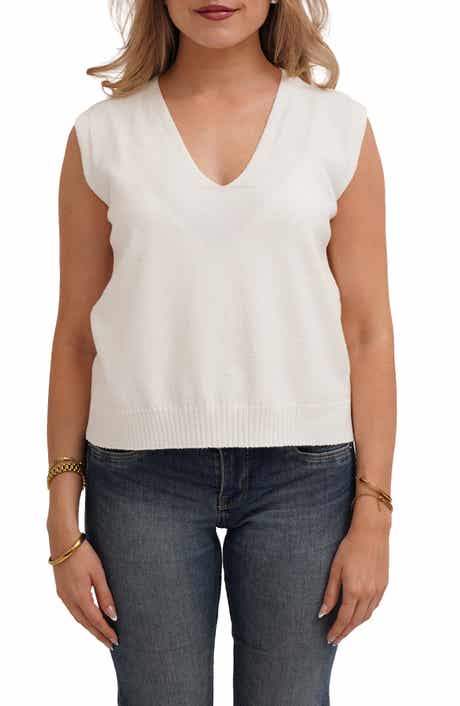 CYRUS Sleeveless V-Neck Shell