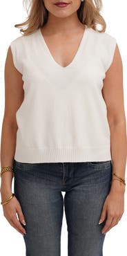 CYRUS Sleeveless V-Neck Shell