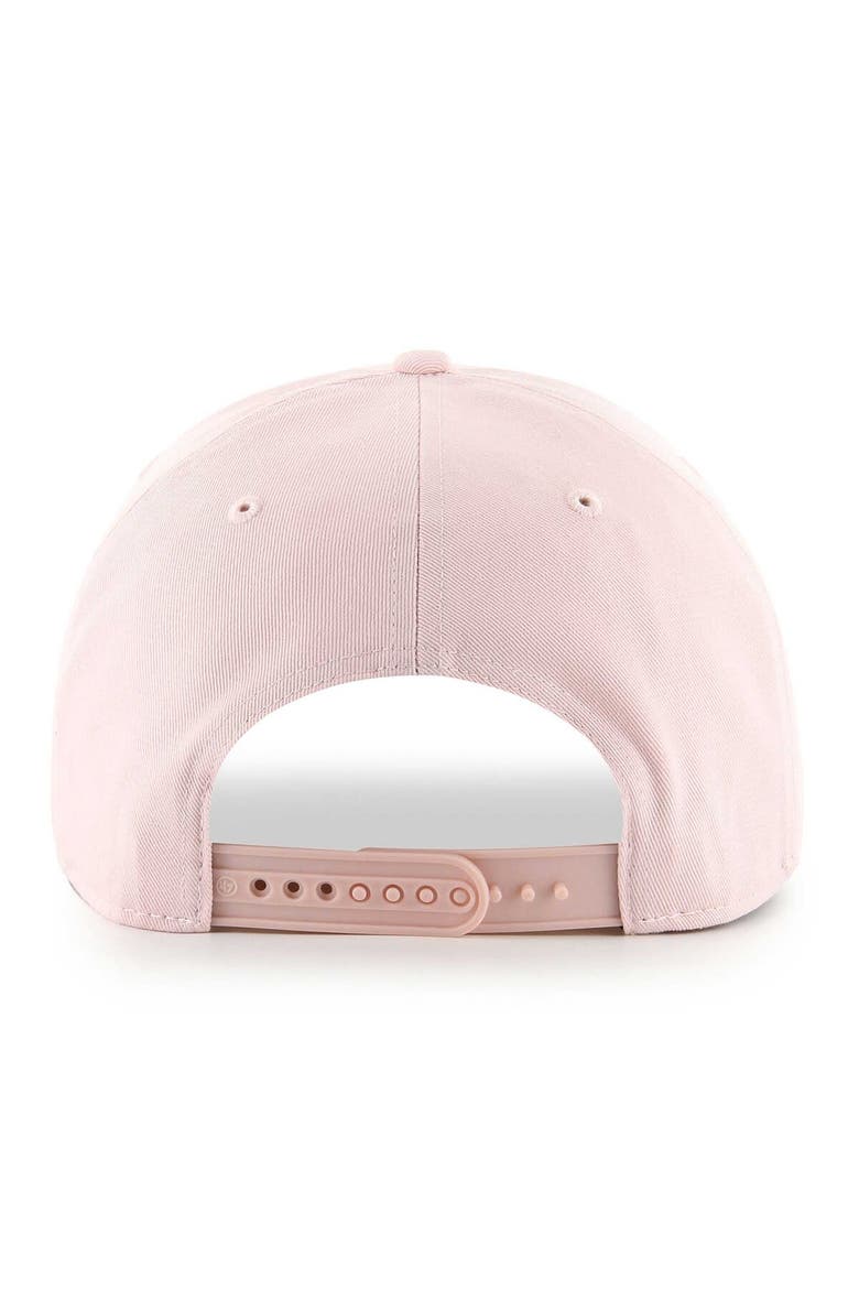 Men's '47 Pink Los Angeles Angels Wander Hitch Adjustable Hat, Alternate, color, Pink