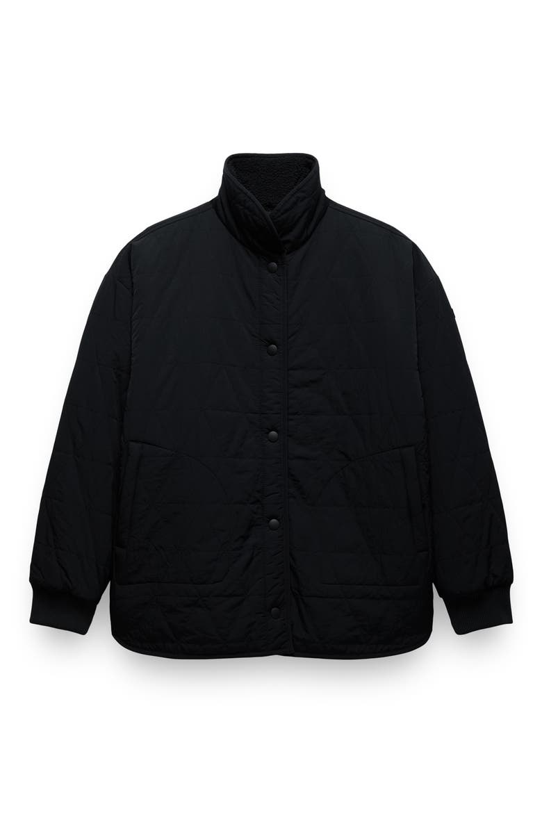Encinitas Reversible Coat, Alternate, color, BLACK / BLACK