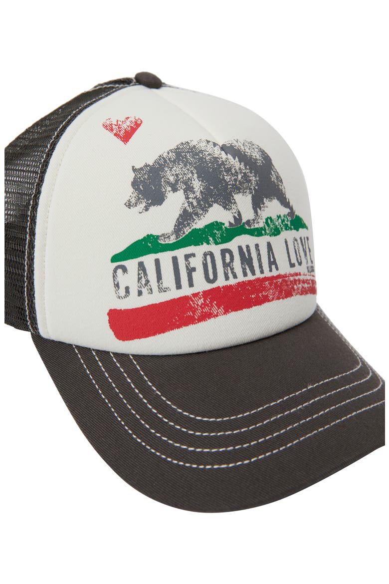 California Trucker Hat, Alternate, color, KNY0-CHAR 1