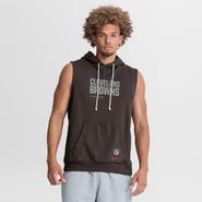 Nike Men's Nike Brown Cleveland Browns Sideline Standard Issue Dri-FIT Sleeveless Hoodie