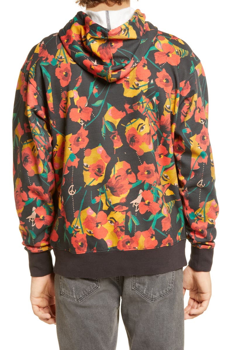 Nordstrom Cristina Martinez Gender Inclusive Graphic Fleece Hoodie, Alternate, color, 