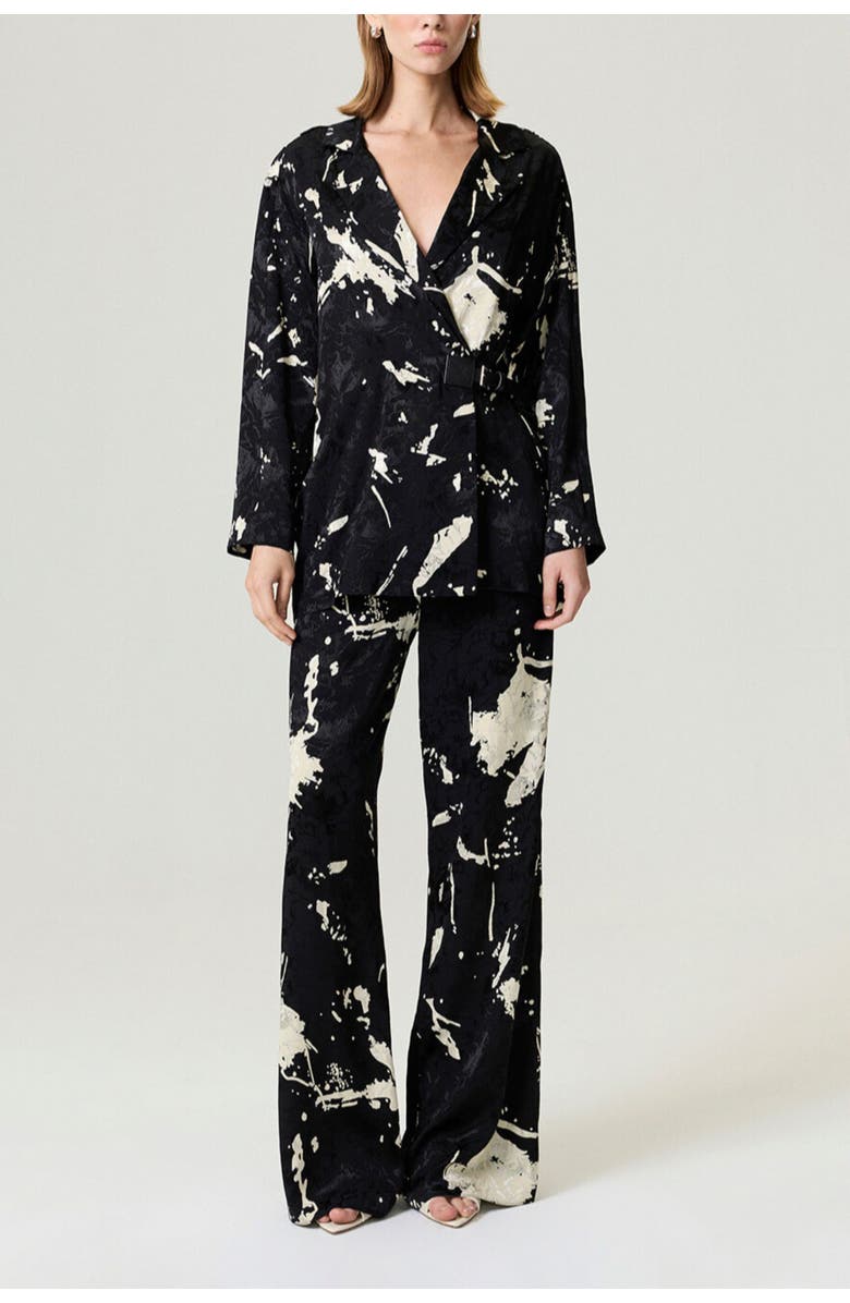 Nocturne Belted Detail Jacket, Alternate, color, Multi-Colored