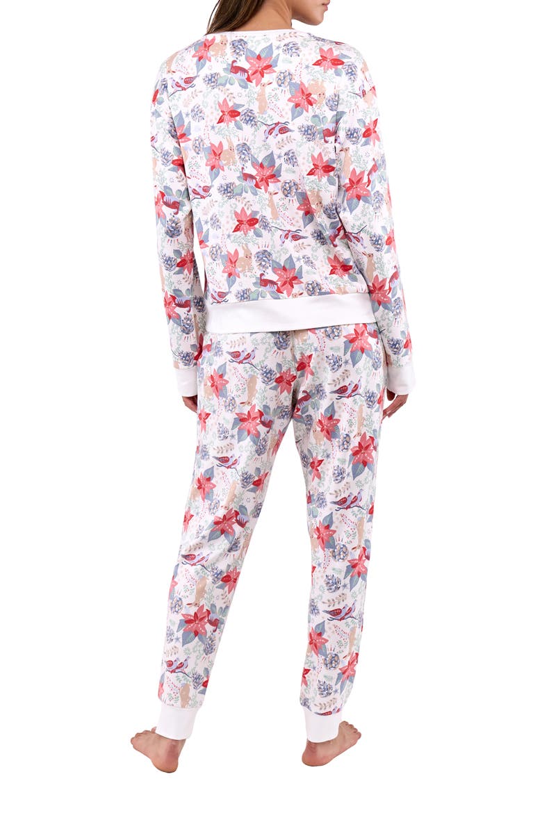 Cozy Crewneck Pajamas, Alternate, color, IVORY