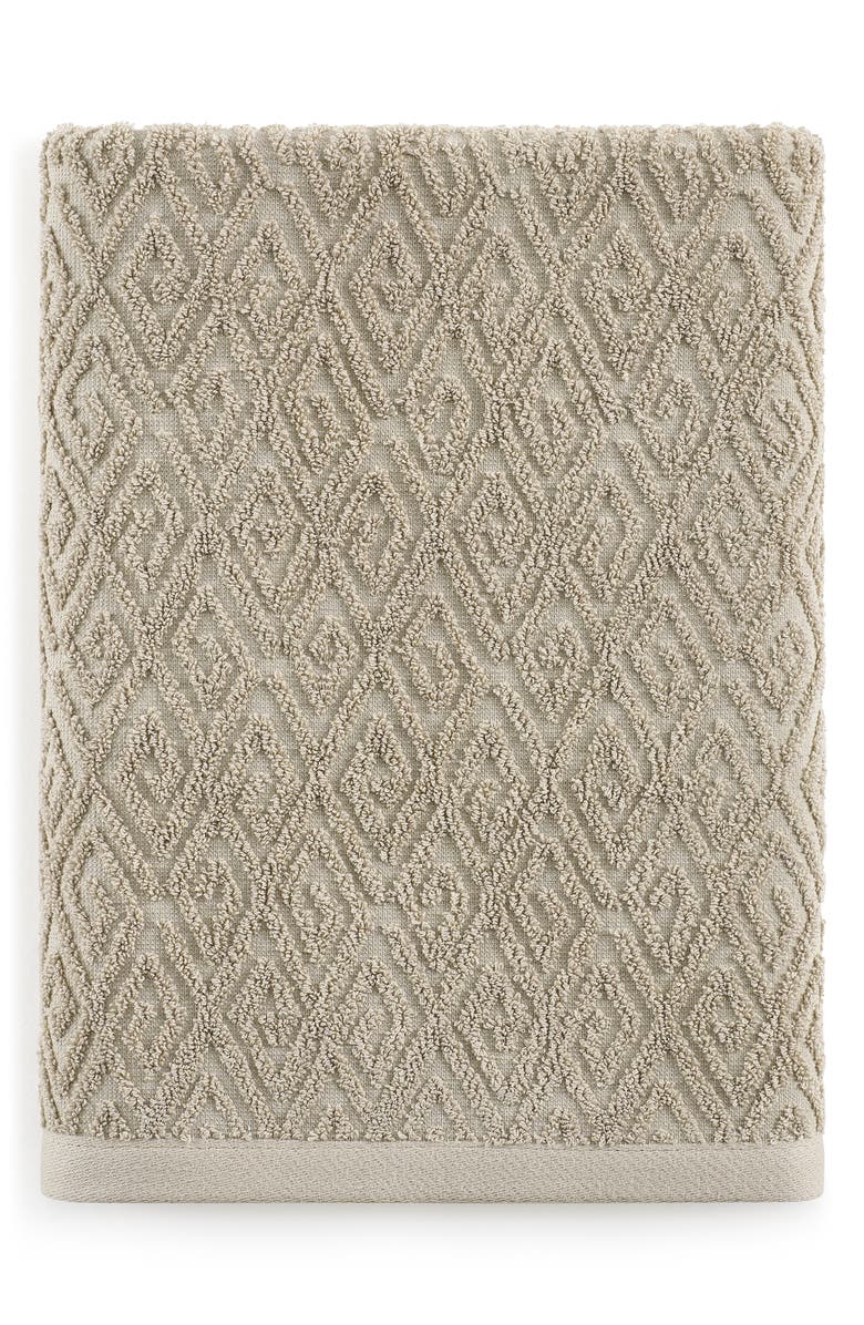 John Robshaw Maze Towel, Alternate, color, Sand