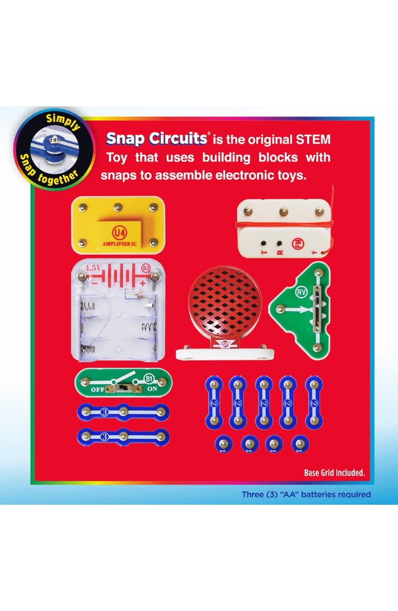 Snap Circuits XSnap Circuits FM Radio Build STEM Kit, Alternate, color, Multicolored