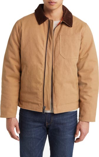 Schott NYC Union Cotton Canvas Down Work Jacket | Nordstrom Schott NYC Union Cotton Canvas Down Work Jacket | Nordstrom