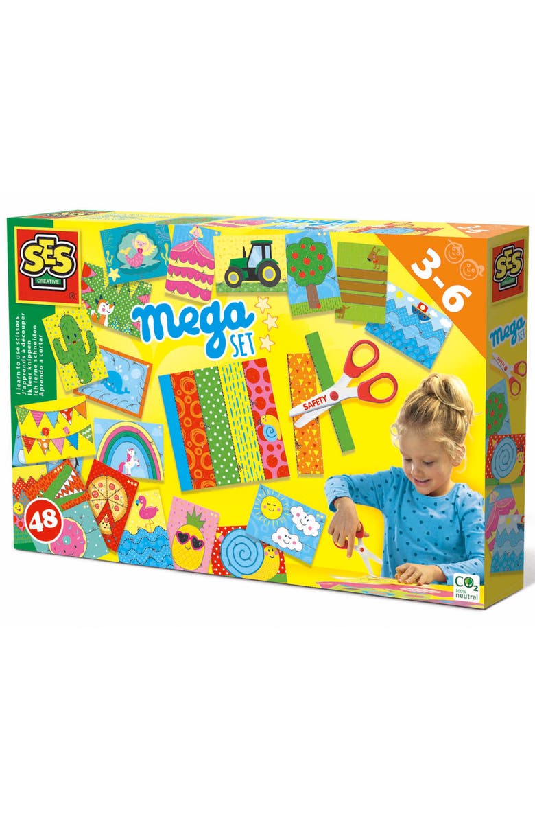SES Creative I Learn To Use Scissors Mega Set Ages 3+, Main, color, Multicolored