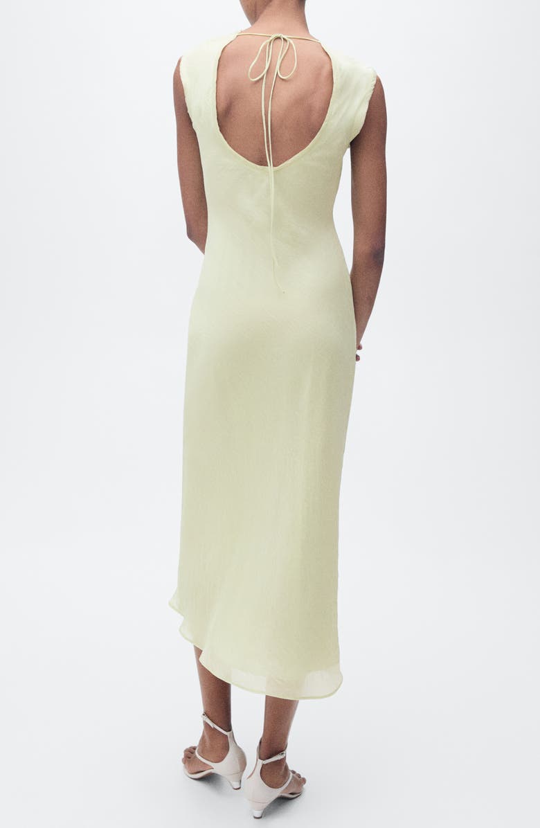 MANGO Crinkle Midi Dress, Alternate, color,