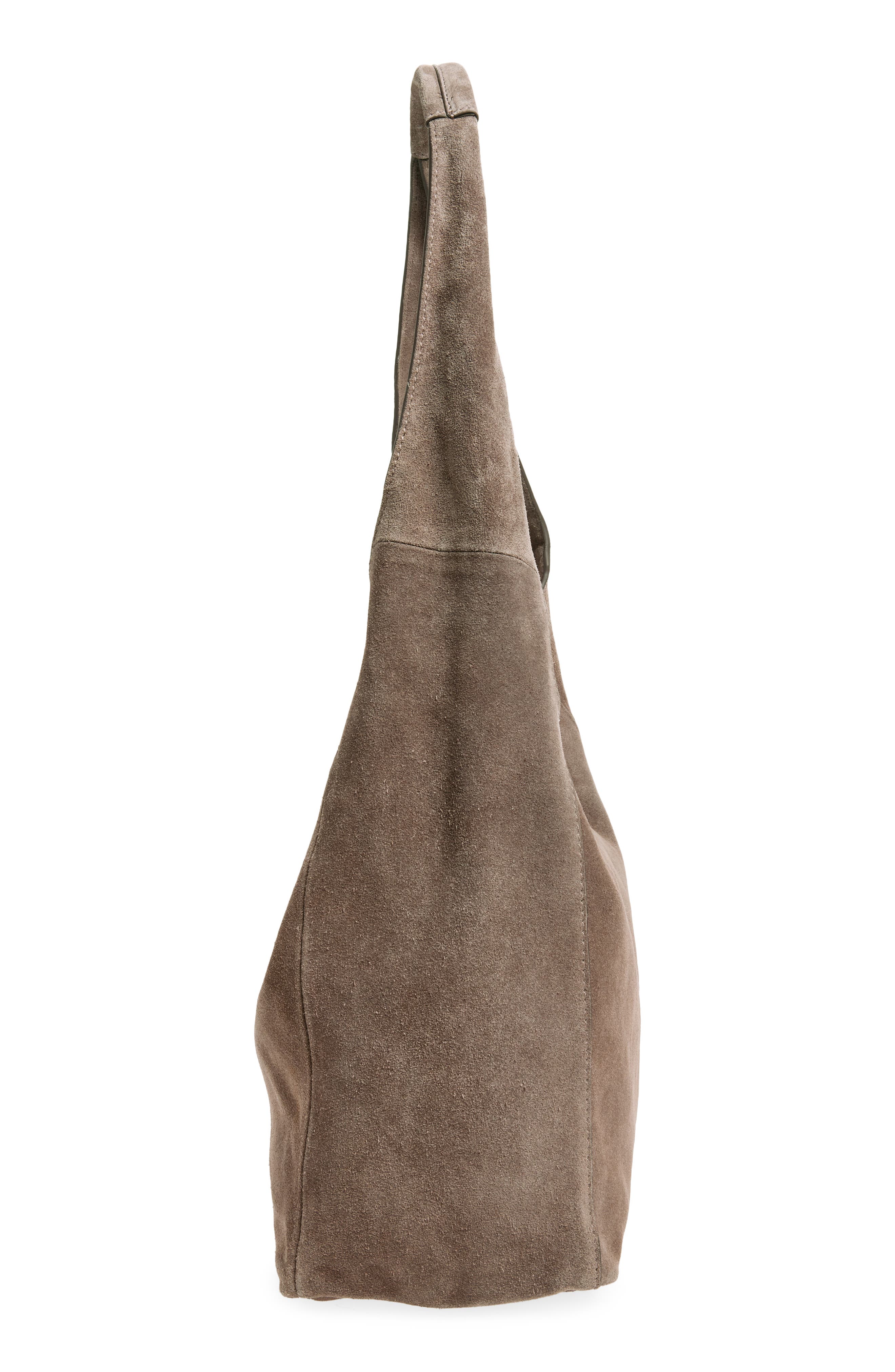 Lucky Brand Clem Suede Hobo Bag, Alternate, color, 