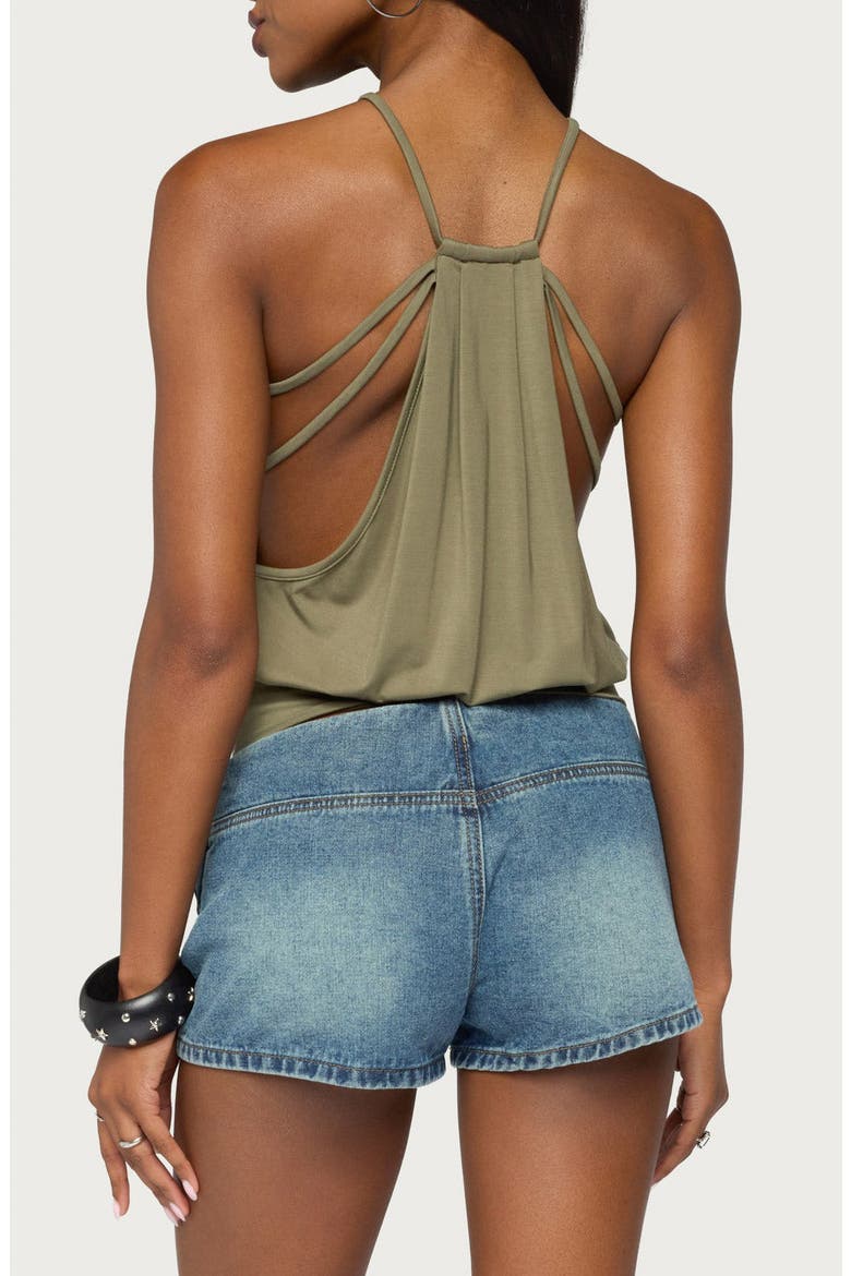 Everi Strappy Back Top, Alternate, color, OLIVE