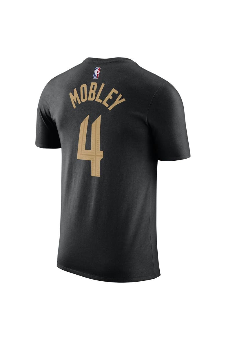 Men's Jordan Brand Evan Mobley Black Cleveland Cavaliers 2022/23 Statement Edition Name & Number T-Shirt, Alternate, color, Black