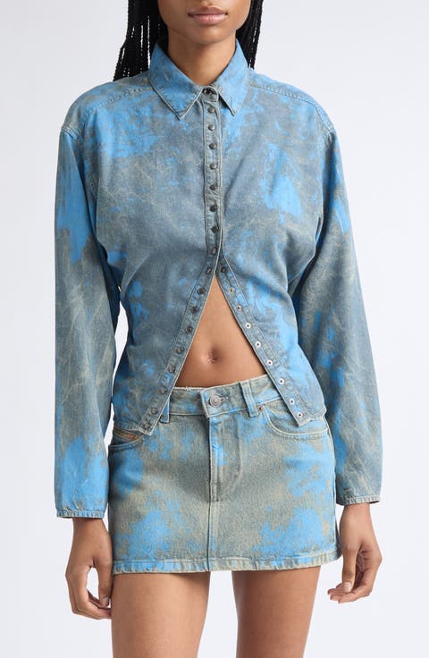 De-Plazy Snap Front Shirt