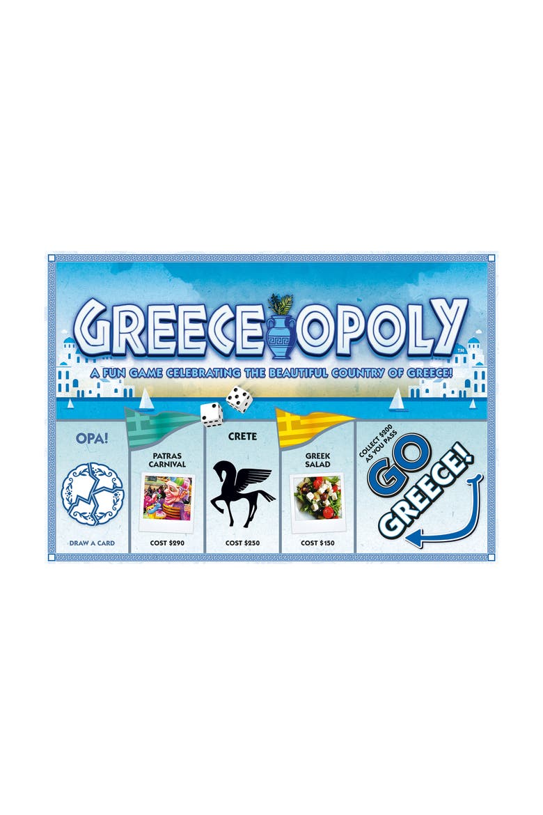 Greeceopoly Monopoly Board Game, Main, color, Multicolored