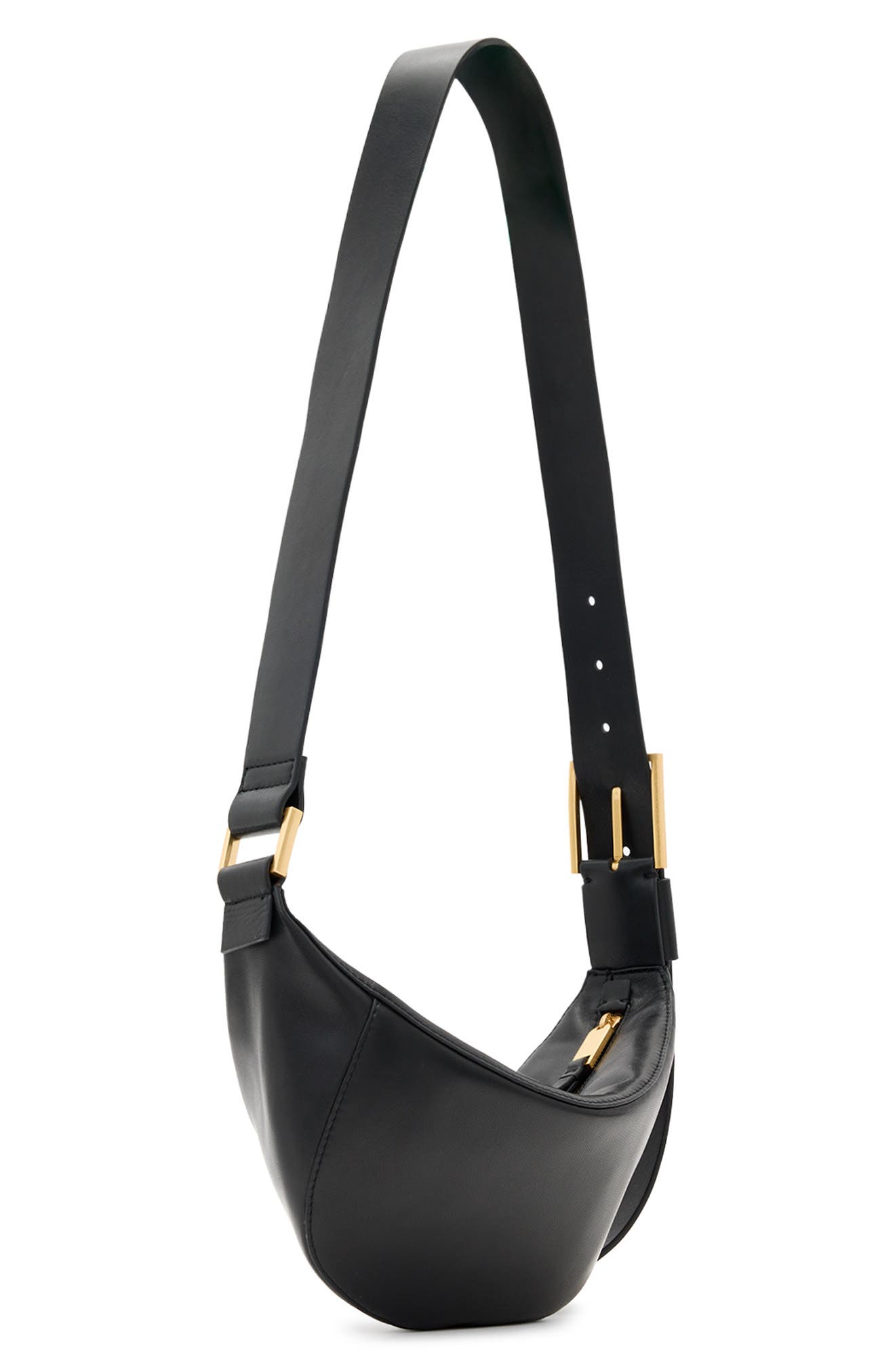 AllSaints Luna Leather Crossbody Bag (Women) | Nordstrom