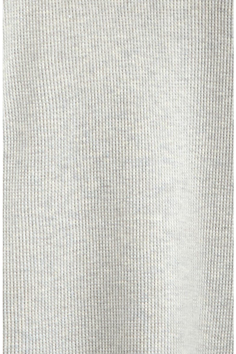Kids' Hooded Waffle Stitch Button-Up Shirt, Alternate, color, GREY LIGHT HEATHER