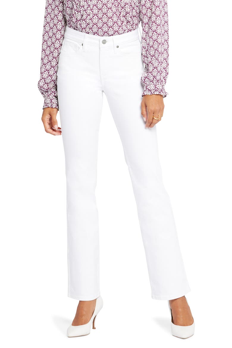 Barbara Bootcut Jeans, Main, color, OPTIC WHITE