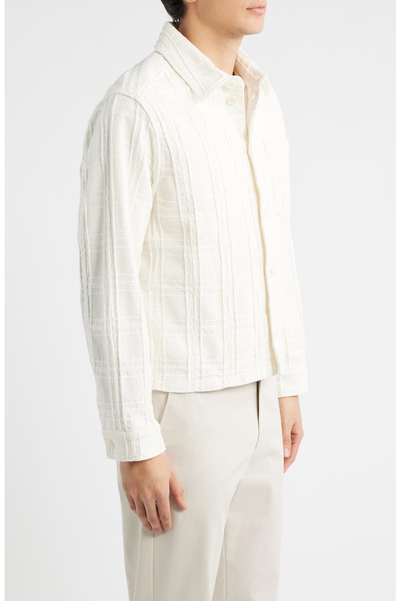 Canyon Heavyweight Check Overshirt, Alternate, color, ECRU