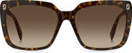 Marc Jacobs 56mm Gradient Square Sunglasses